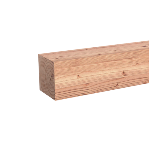 Paal Geschaafd 120 x 120 mm 3,00 mtr Lariks / Douglas
